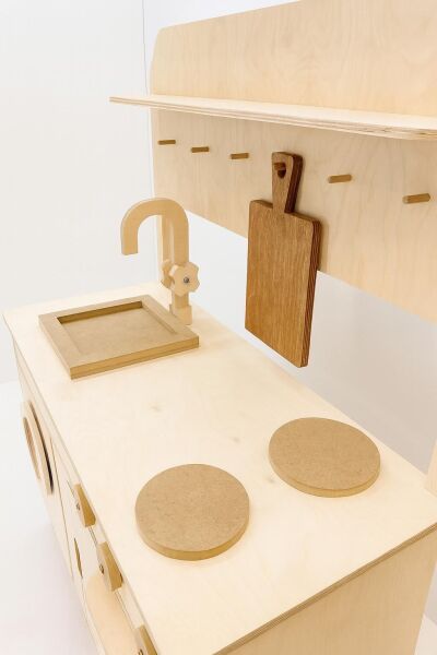 Premium montessori oyun mutfağı.