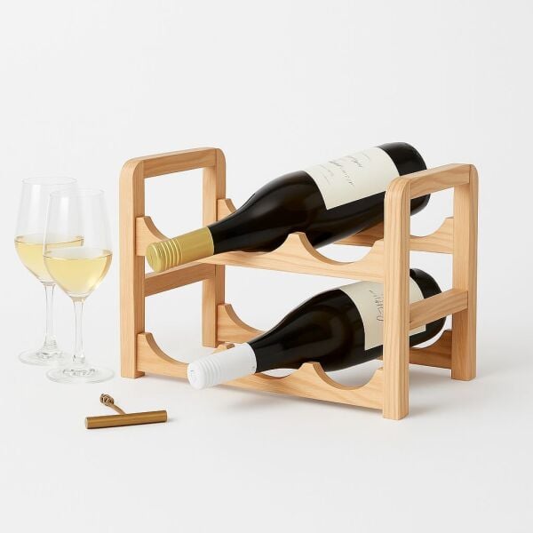 Vinoria Ahşap Şarap Standı