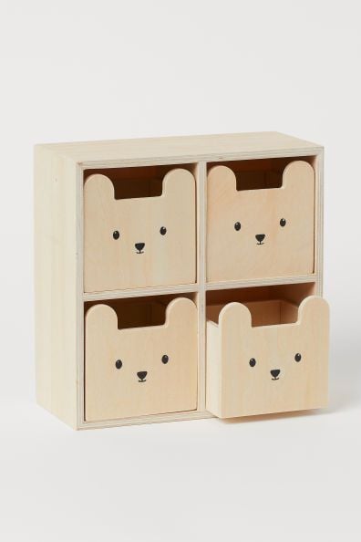 Bear Box Ahşap Montessori Organizer